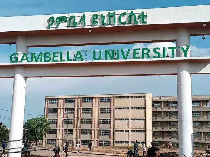 Gambella University main gate