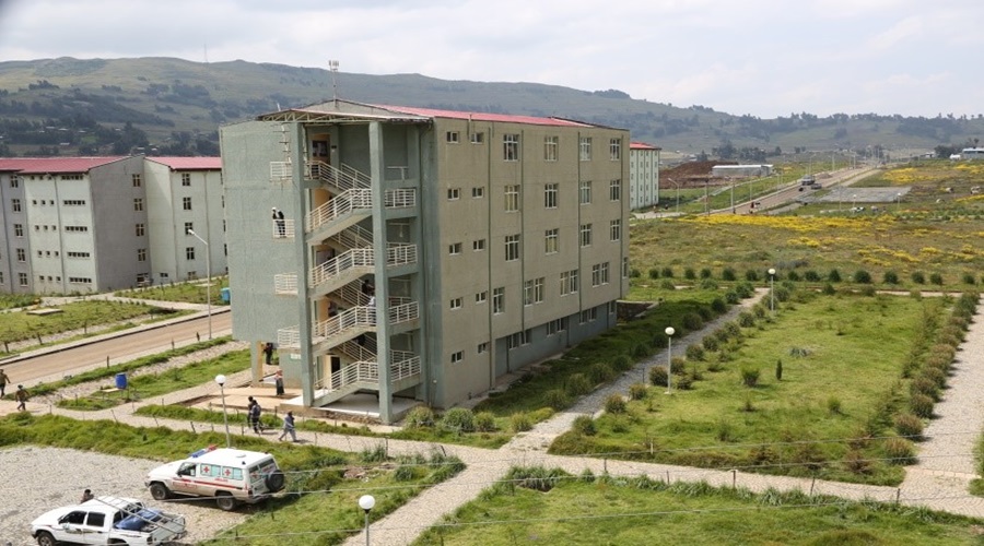 Mekdela Amba University main gate